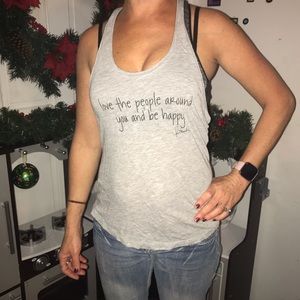 Like new peace love world tanktop